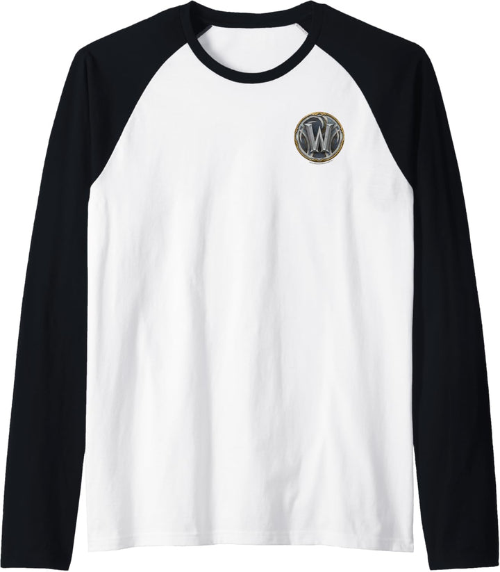World of Warcraft Small Chest Pocket Stylized W Logo Raglan