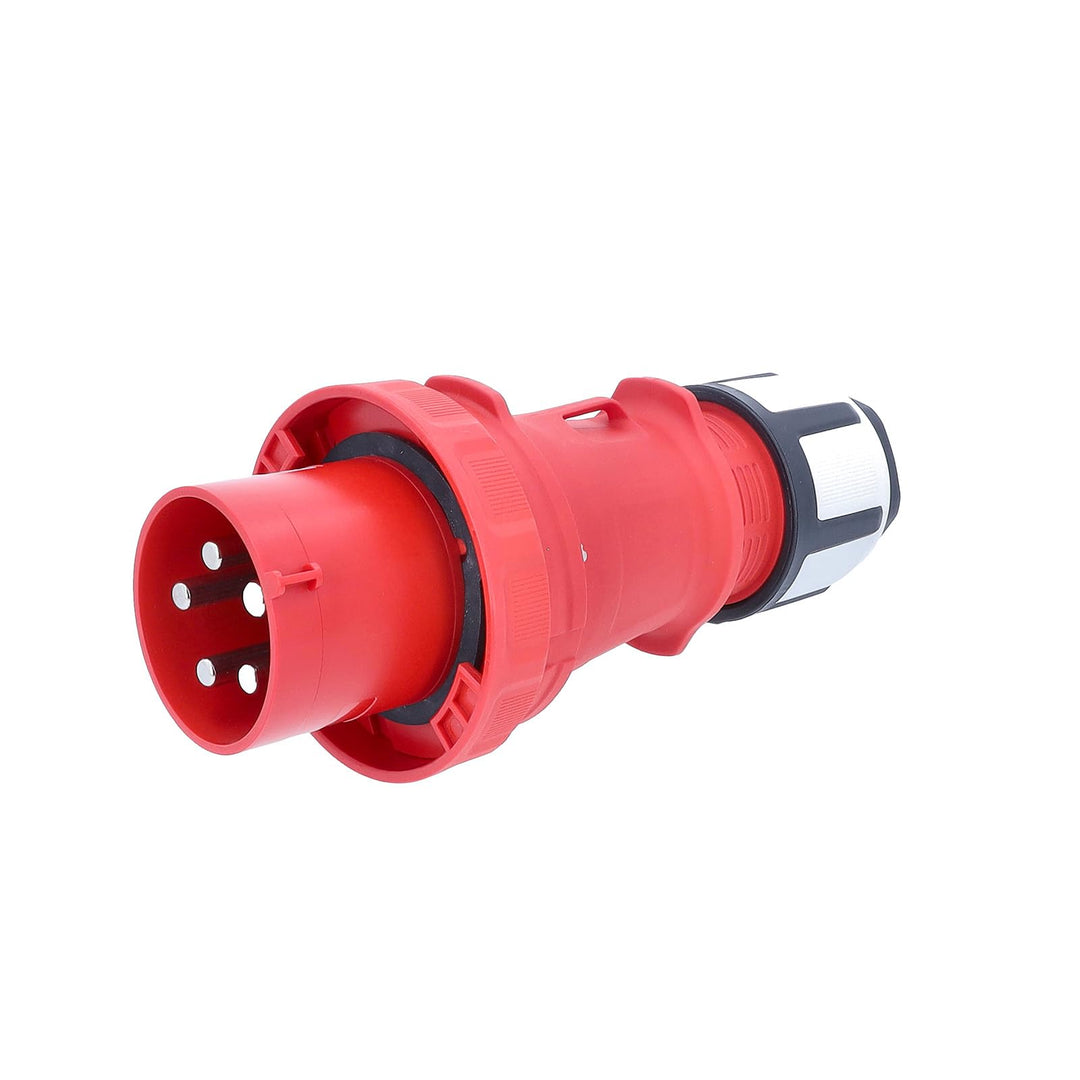as - Schwabe 61424 MENNEKES CEE-Stecker 400V 125A, rot, mit Schraubanschluss CEE Stecker 400 V / 125