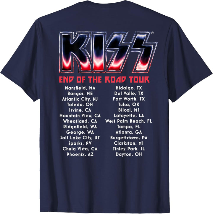 Kiss - End Of The Road Tour Chrom T-Shirt