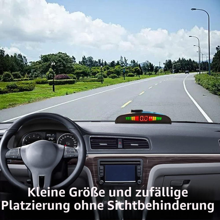 MOCNT Auto Einparkhilfe 8 Sensoren Rückfahrhilfe Kfz Rückfahrwarner Einparksystem Hinten Parksensore