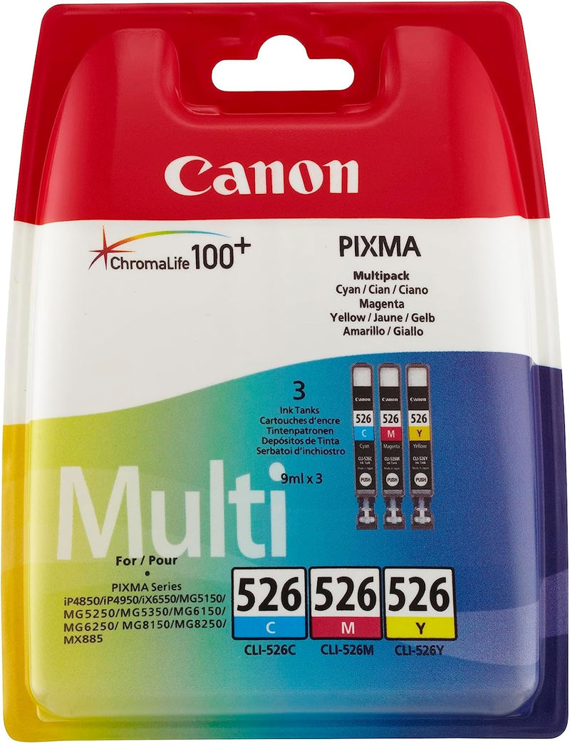 Canon CLI-526 C M Y CLI-526/Multi Pack (Verpackung a), CLI-526/Multi Pack (Verpackung a)