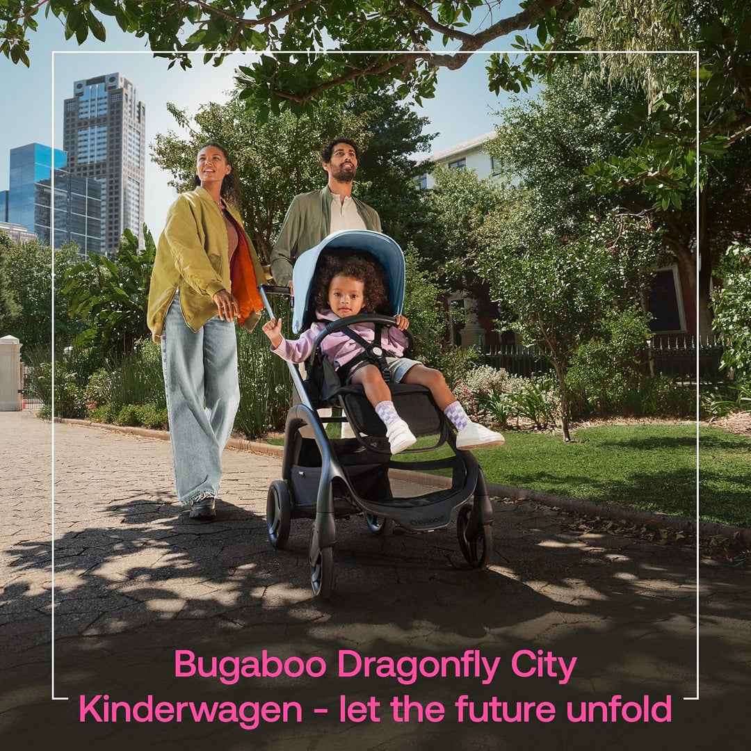 Bugaboo Dragonfly City-Kinderwagen, leichter, kompakter Kinderwagen mit Vierradfederung, einhändig z