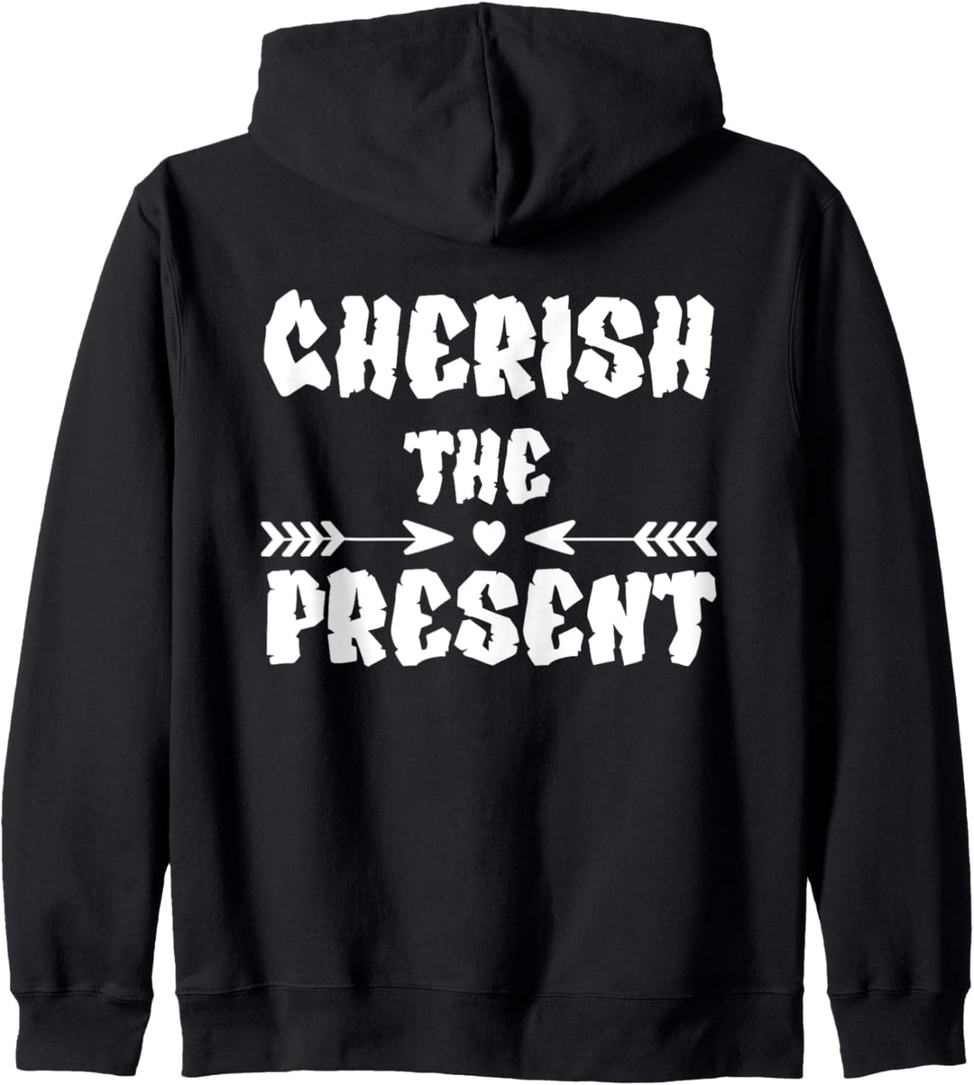 Urban hip hop funny motivational Cherish the present Kapuzenjacke