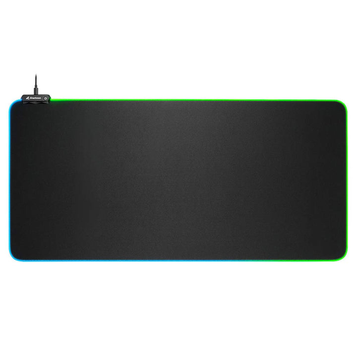 Sharkoon 1337 RGB V2 900 Gaming Mauspad 900 Wasserabweisende RGB Beleuchtung, 900 Wasserabweisende R