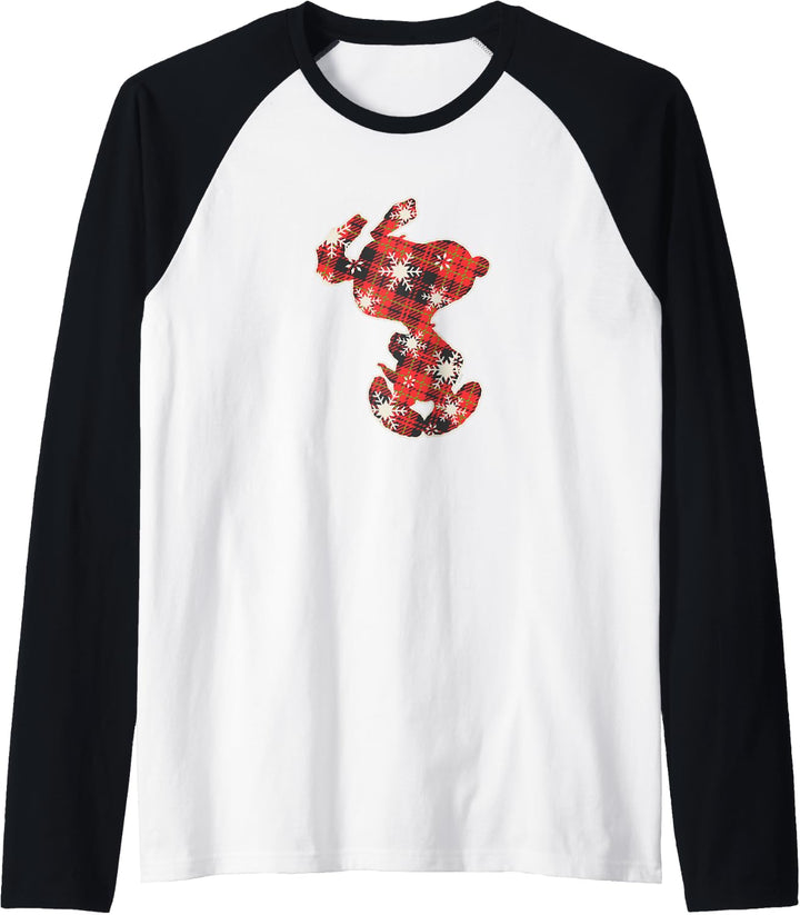 Peanuts Snoopy Feiertagsplaid Raglan