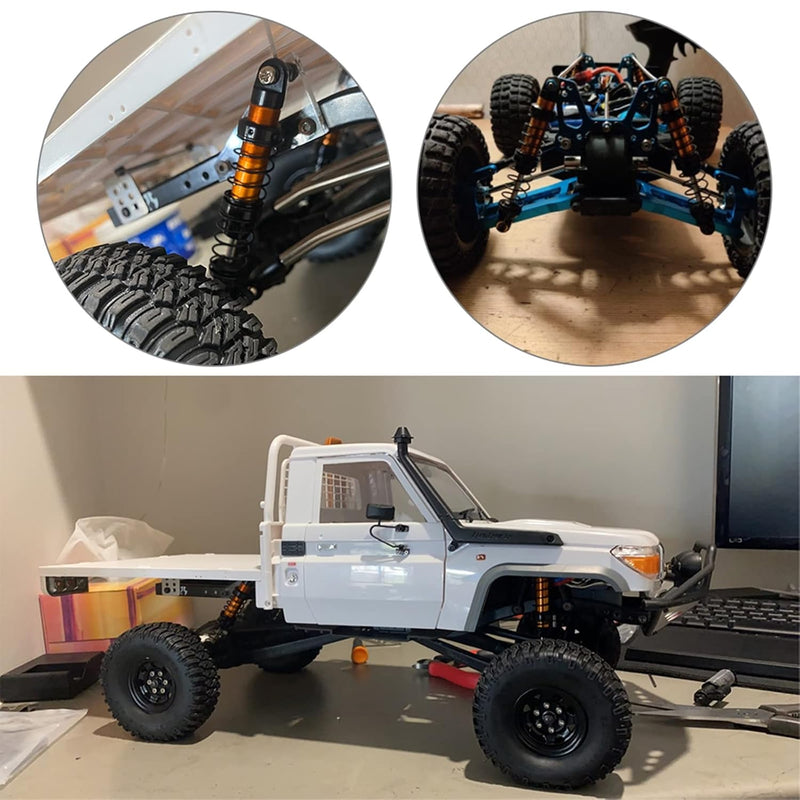 Runup RC Stossdämpfer aus Metall, RC Dämpfer für 1/10 RC Crawler Auto Axial SCX10 90046 AXI03007 TRX