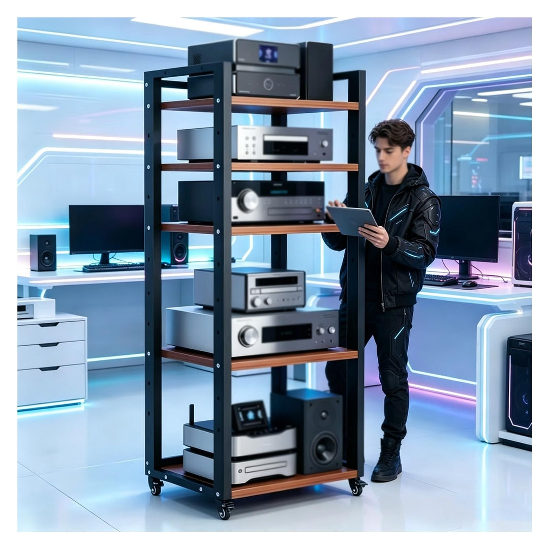 Audio Rack HiFi Regal, TV Regal, Plattenspieler Regal Für Hi‑Fi‑Enthusiasten