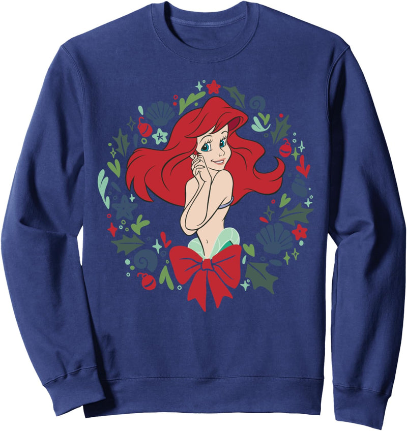 Disney The Little Mermaid Ariel Seashell Wreath Sweatshirt