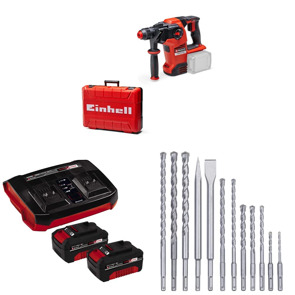 Einhell Akku-Bohrhammer HEROCCO 36/28 Power X-Change (36 V, 3.2 Joule, 4 Funktionen, Brushless, SDS