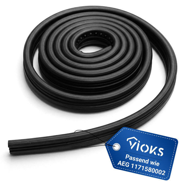 VIOKS Türdichtung Dreiseitig Ersatz für AEG Electrоlux 1171580002 Dichtung Spülmaschine Gummidichtun