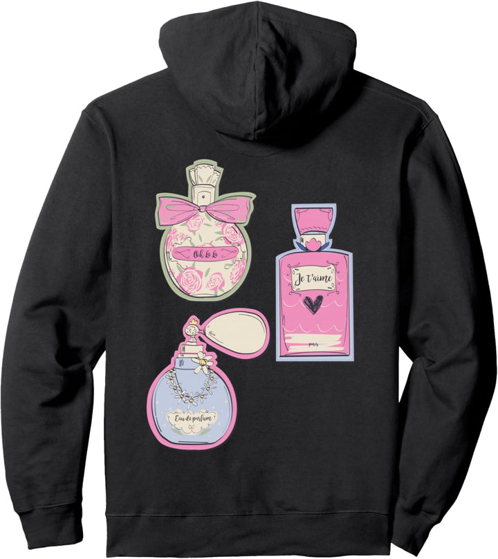 Paris Eau de Parfum Parfümflaschen Retro Souvenir Frauen Pullover Hoodie