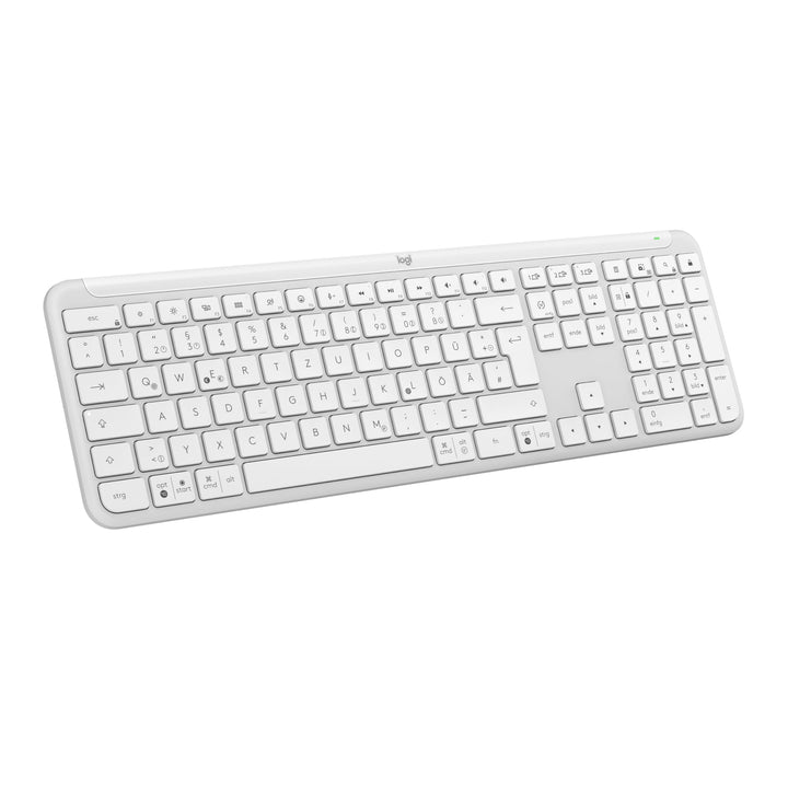 Logitech Signature Slim K950 kabellose Tastatur, schlankes Design, Wechseln zwischen Geräten beim Ti