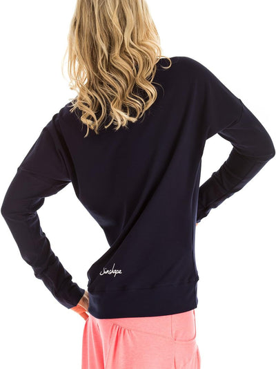 Winshape Damen Freizeit Sport Dance Fitness Longsleeve WS2 S Night-blue, S Night-blue