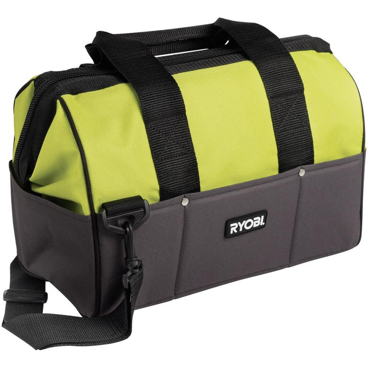 Ryobi 5132002553 Nylon Werkzeugtasche mittel Typ UTB4 Grau, Gelb
