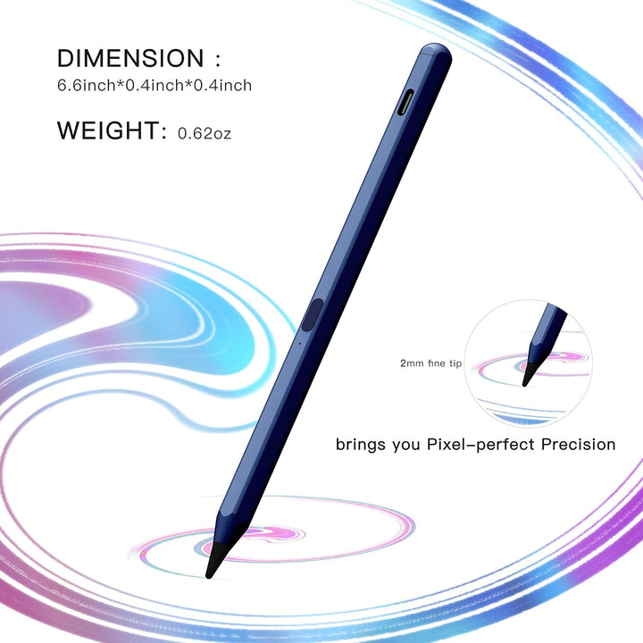 Stylus Stift für Apple iPad(2018-2023),Mit Neigung&Palm Rejection&Magnetic Adsorption Eingabestifte