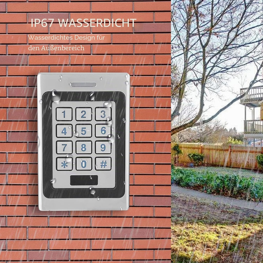 Türzugangssystem Wasserdichtes Zutrittskontrollsystem mit Demontagealarm Smart Keypad Sicherheitskon
