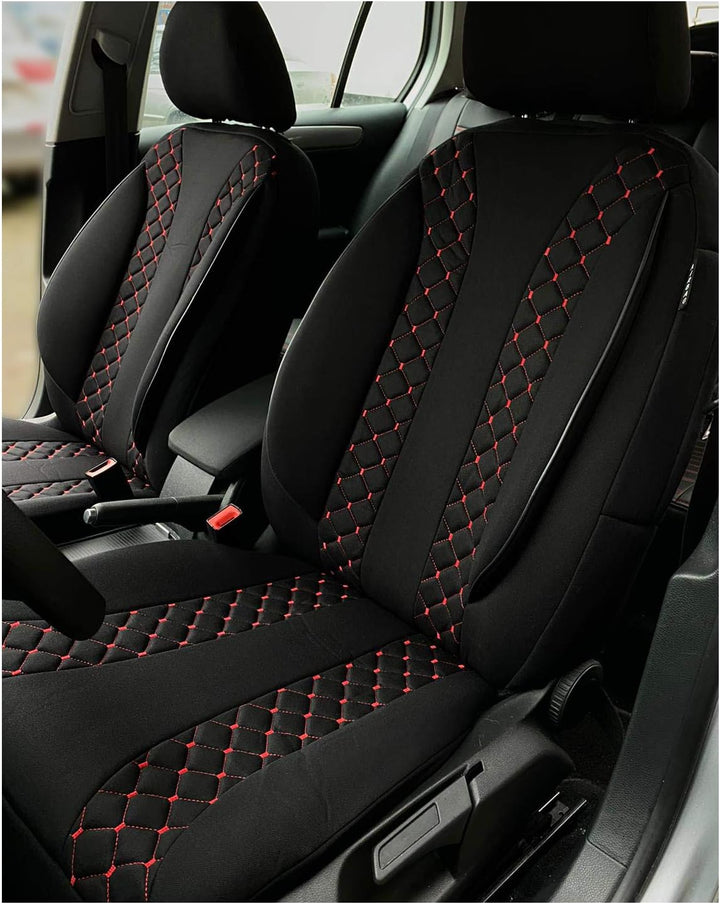 BREMER SITZBEZÜGE Mass Auto Schonbezüge kompatibel mit VW Golf 6 Fahrer & Beifahrer Set ab 2008-2013