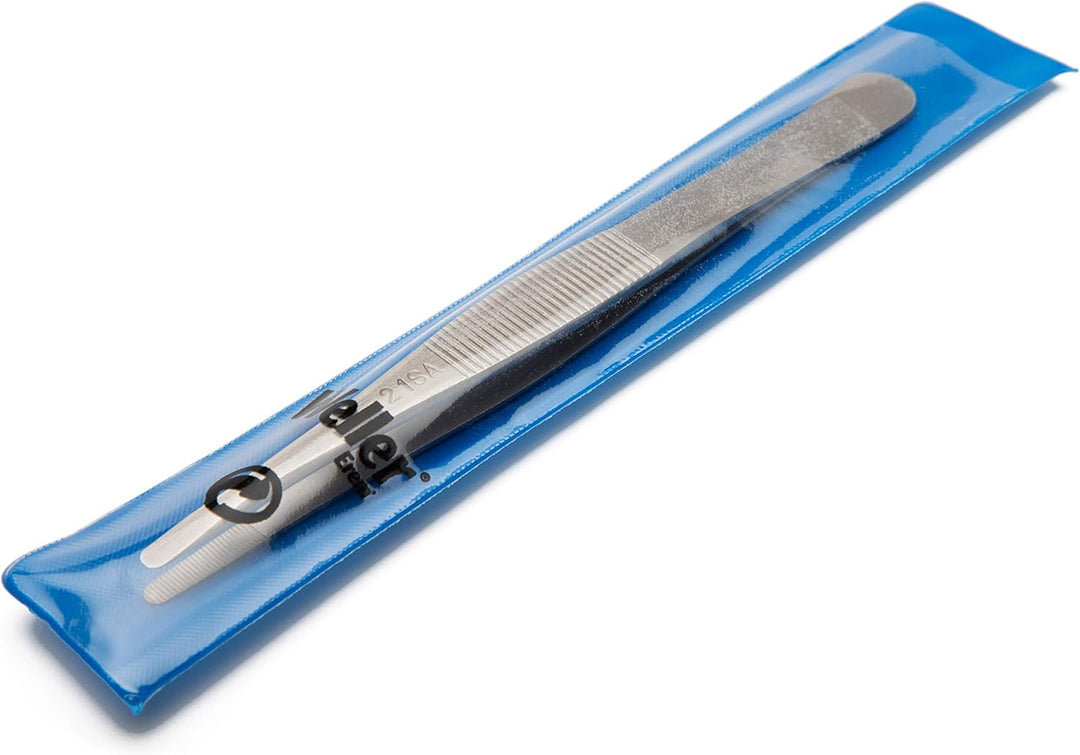 Weller Erem 21SA120 Pinzette mit Grossen, Flachen, Runden Spitzen mit Innen- Und Aussenverzahnung, 1