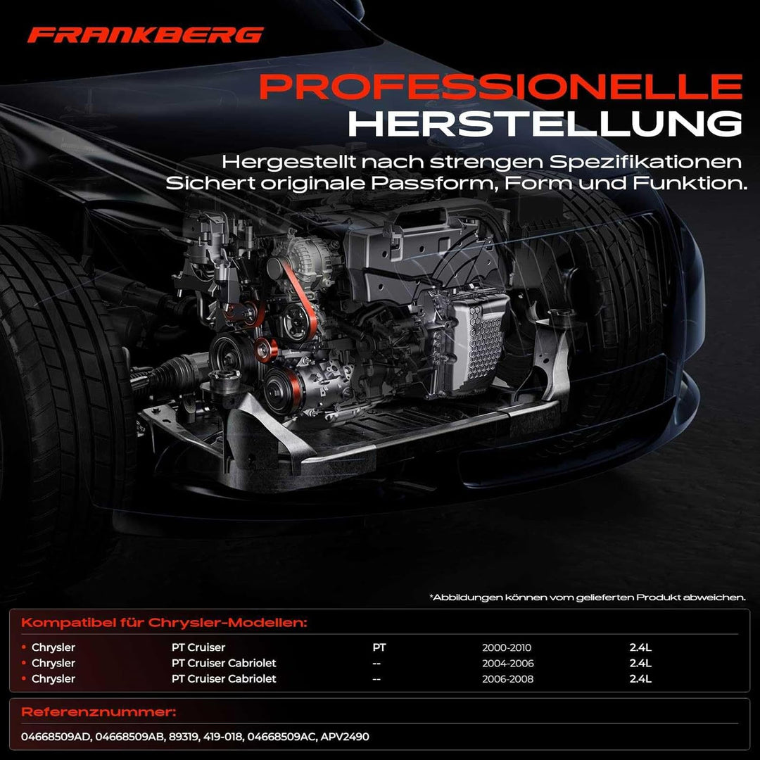 Frankberg Spannrolle Riemenspanner für PT Cruiser 2.4L Benzin 2000-2010 04668509AB