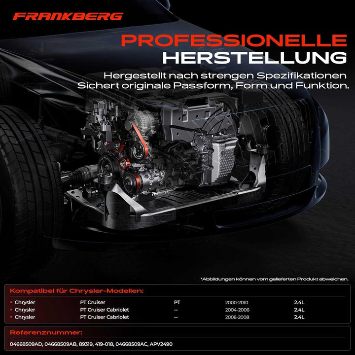 Frankberg Spannrolle Riemenspanner für PT Cruiser 2.4L Benzin 2000-2010 04668509AB