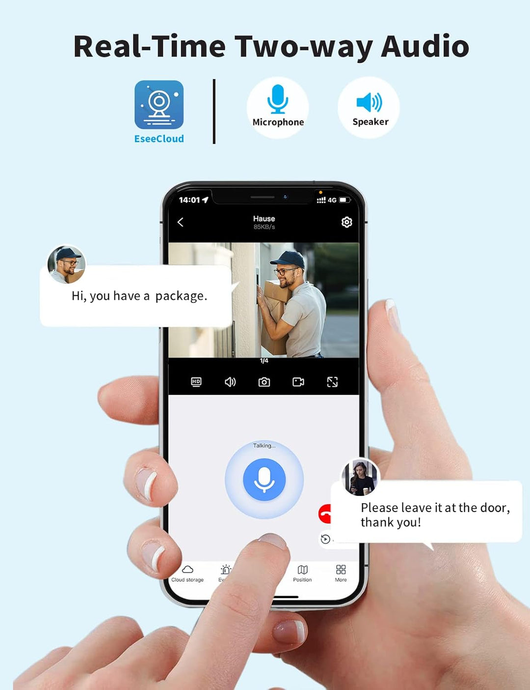 2K WLAN Überwachungskamera Set Aussen mit Flutlicht, 10CH 5MP Funk NVR Überwachungssystem, 6pcs 1296