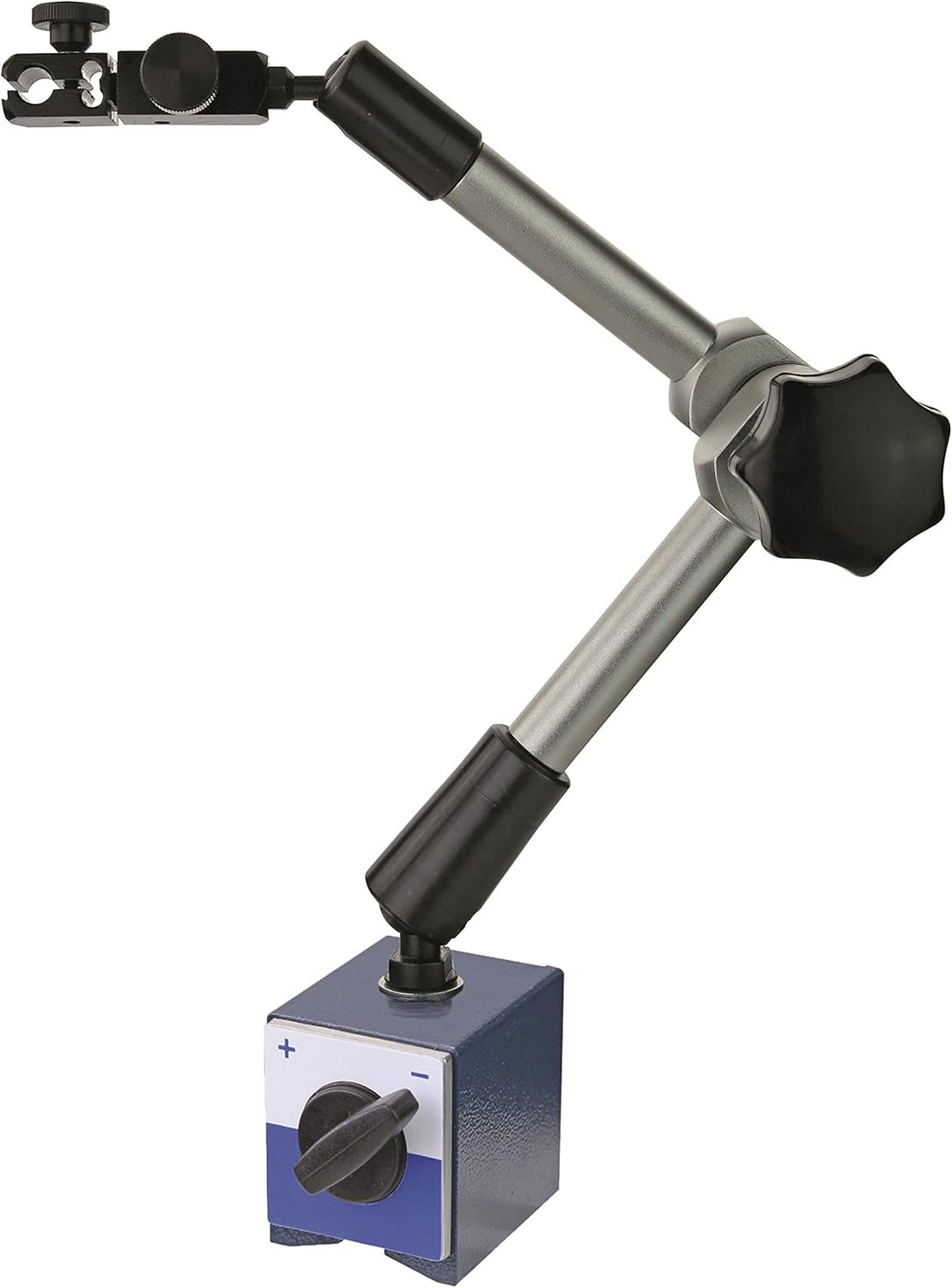 CNC QUALITÄT Messstativ - Magnetständer mit Magnetfuss und Messuhr im Satz - Länge 430 mm