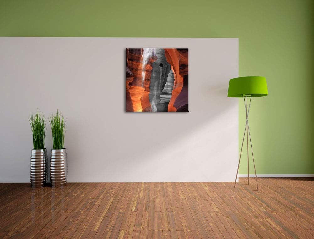 Pixxprint prächtiger Antelope Canyon als Leinwandbild/Grösse: 70x70 cm/Wandbild/Kunstdruck/fertig be