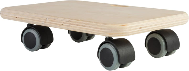 Dörner + Helmer Transportroller Quattro-Soft, 290mm x 190mm x 70mm, 80kg Tragkraft, Doppelrollen, fü