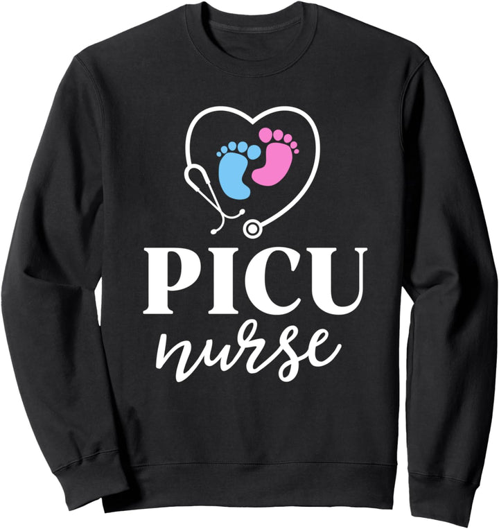 PICU Nurse Shirt Pediatric Nurse Gifts Nursing Graduation Sweatshirt