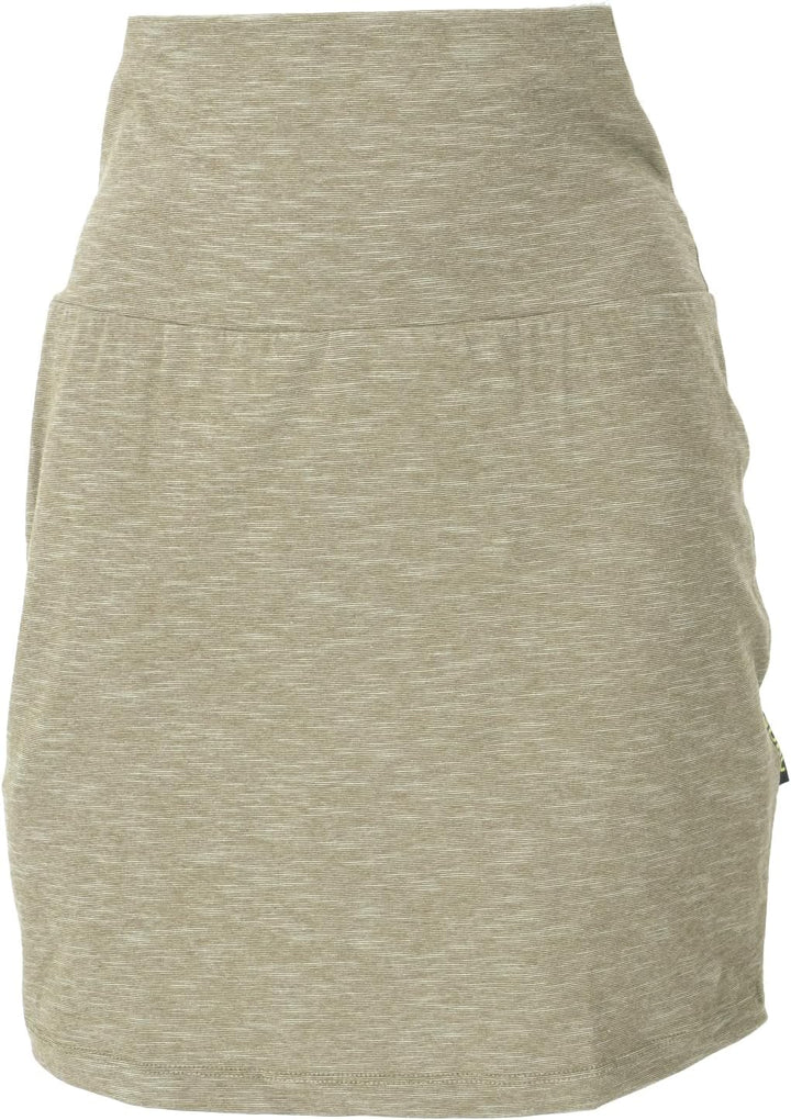 GURU SHOP Minirock aus Bio-Baumwolle, Organic Yoga Rock, Damen 38 Helles Olivgrün, 38 Helles Olivgrü