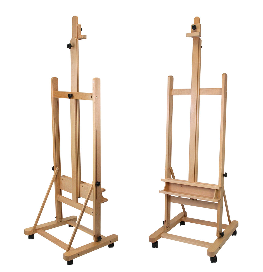 Paintersisters Atelier Staffelei Lima - für Keilrahmen bis 220 cm, Studio-Staffelei aus massivem Buc