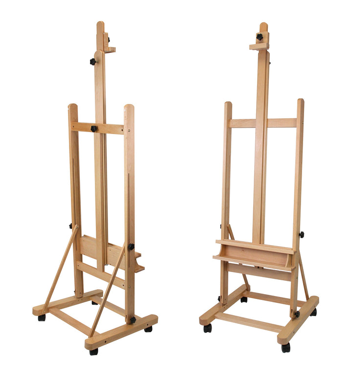 Paintersisters Atelier Staffelei Lima - für Keilrahmen bis 220 cm, Studio-Staffelei aus massivem Buc