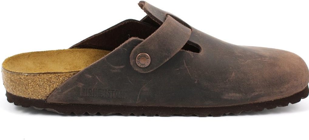 BIRKENSTOCK Unisex Boston Clogs 37 EU Braun Habana, 37 EU Braun Habana
