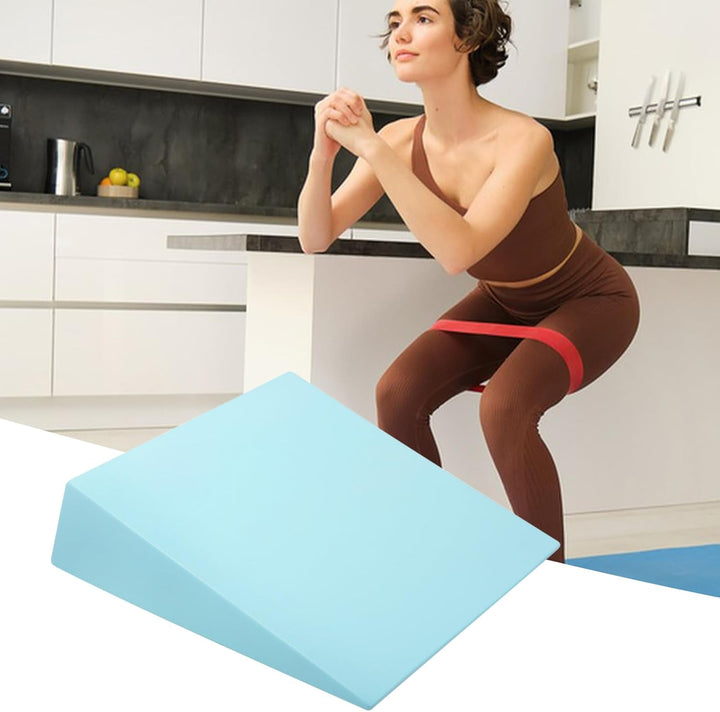 Slant Board Wadendehnung, rutschfester Yoga-Keil, 32 x 30 cm, mit hochdichtem EVA-Schaum, tragbare F