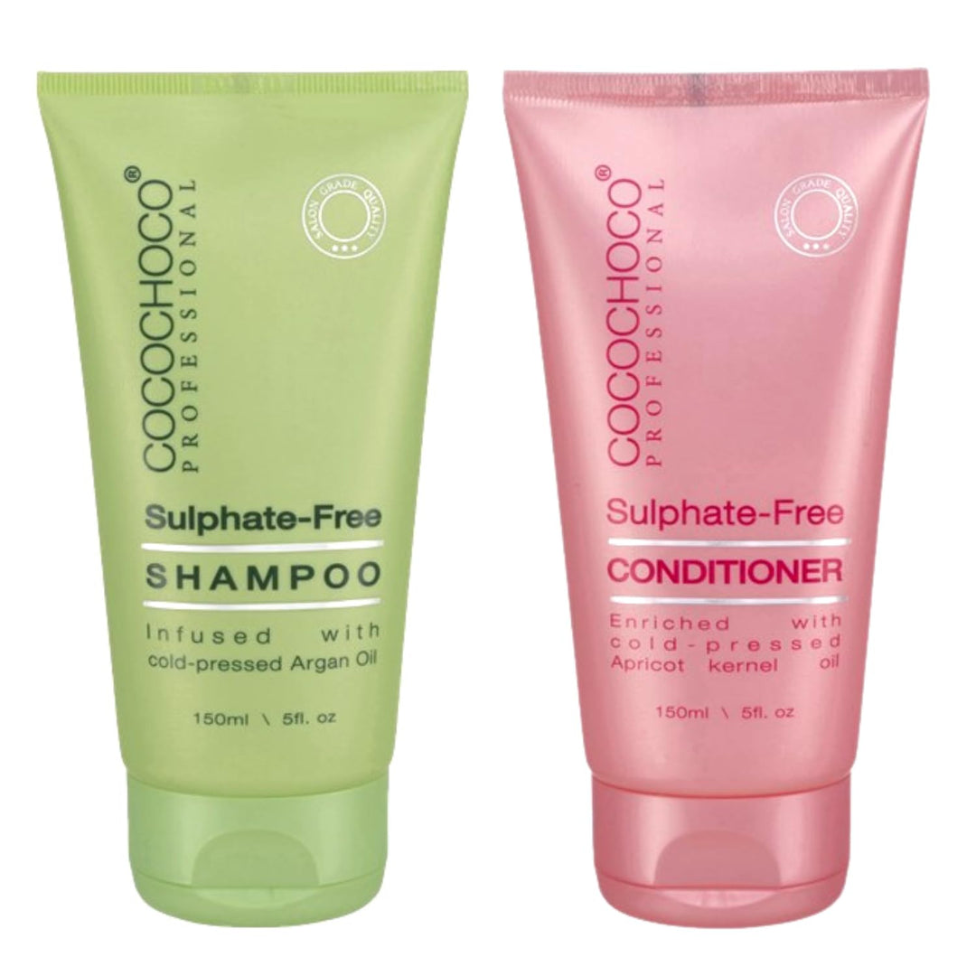 COCOCHOCO Professional Set Nach der Pflege - Sulfatfreies Shampoo (150 ml) und Sulfatfreies Konditio