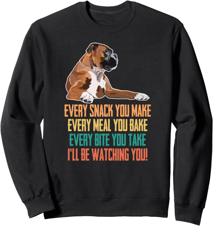 Boxer Dog Slogan Sweatshirt