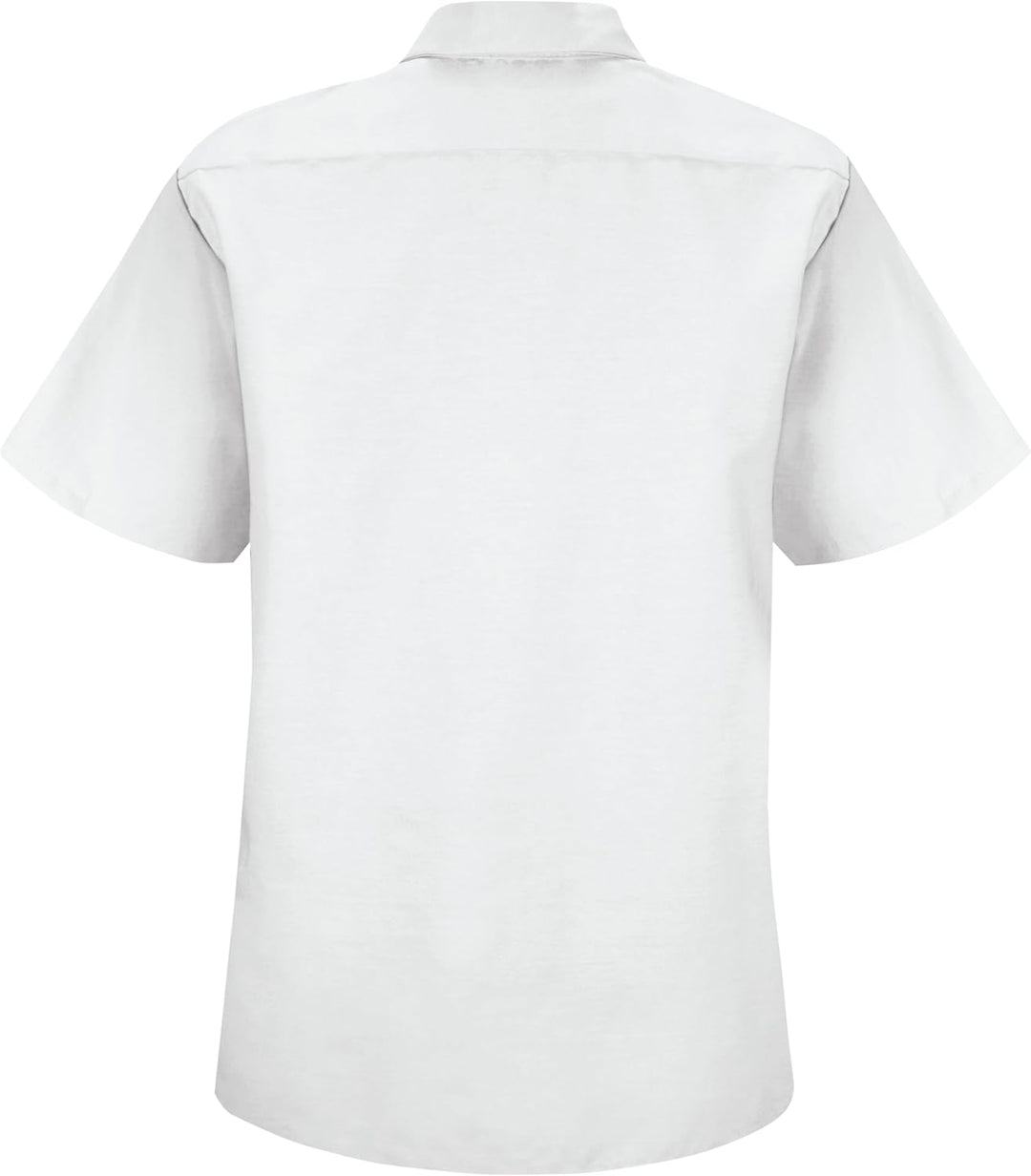 Red Kap Damen Women's Short Sleeve Industrial Work Shirt Hemd S Weiss, S Weiß