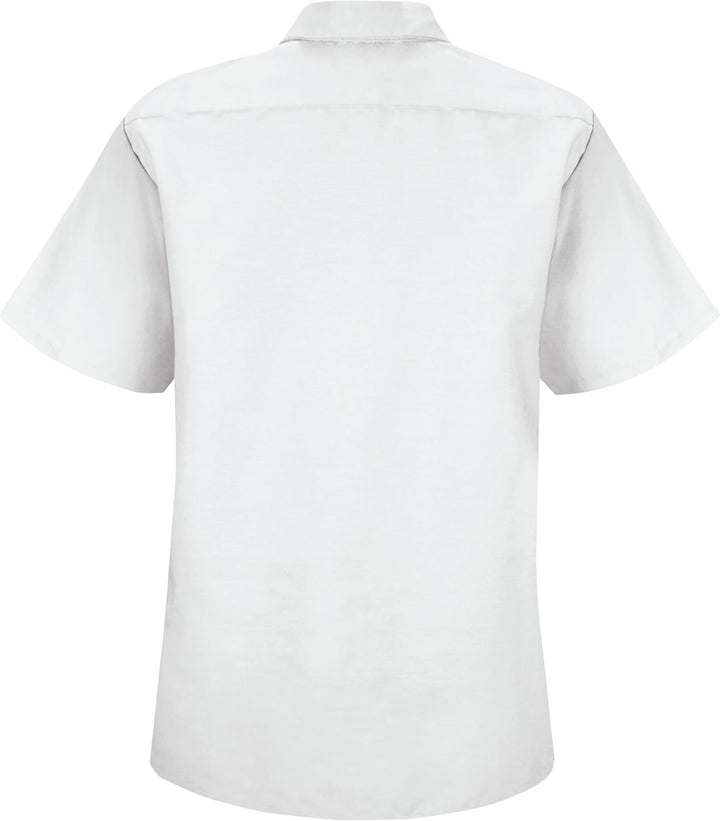 Red Kap Damen Women's Short Sleeve Industrial Work Shirt Hemd S Weiss, S Weiß