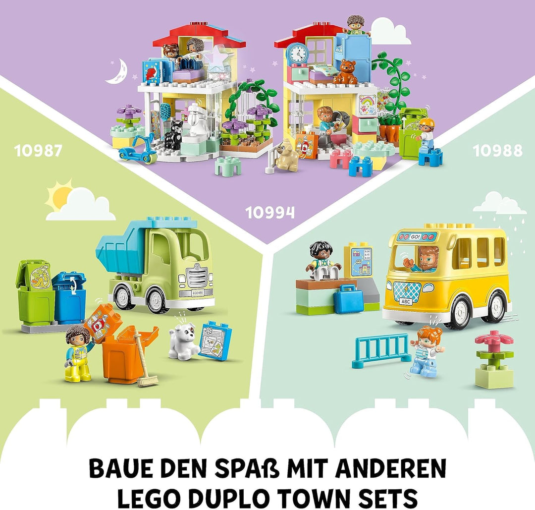 LEGO DUPLO Traumspielplatz Set, Konstruktionsspielzeug für Kinder ab 2 Jahren mit Wal- und Raketenge