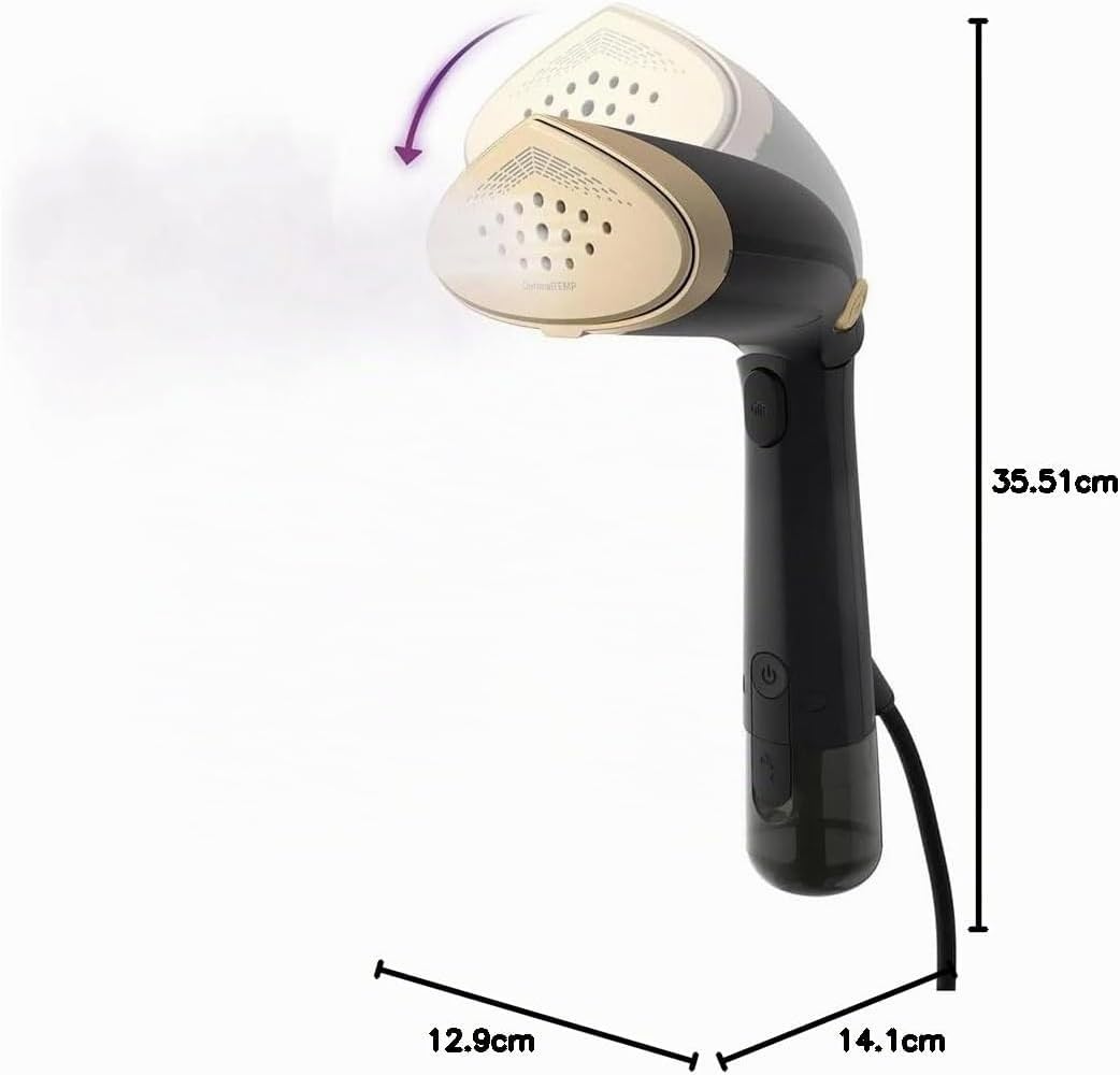 Philips Steamer 7000 Series - 1500W, 28 g/min Dampfleistung, zugespitzte Heizplatte aus Metall, 2 ab