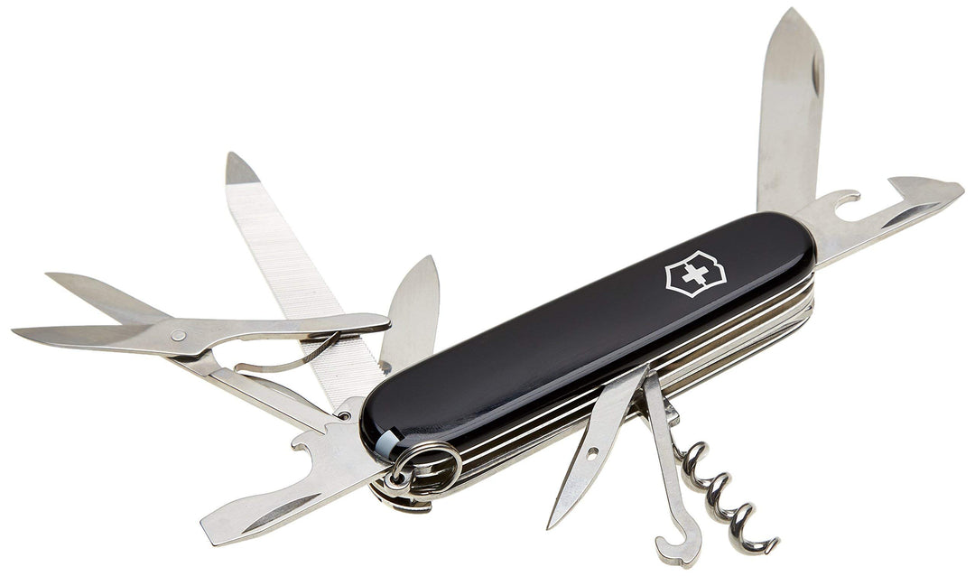 Victorinox Taschenmesser Mountaineer Offiziermesser, schwarz, One Size, 1.3743.3