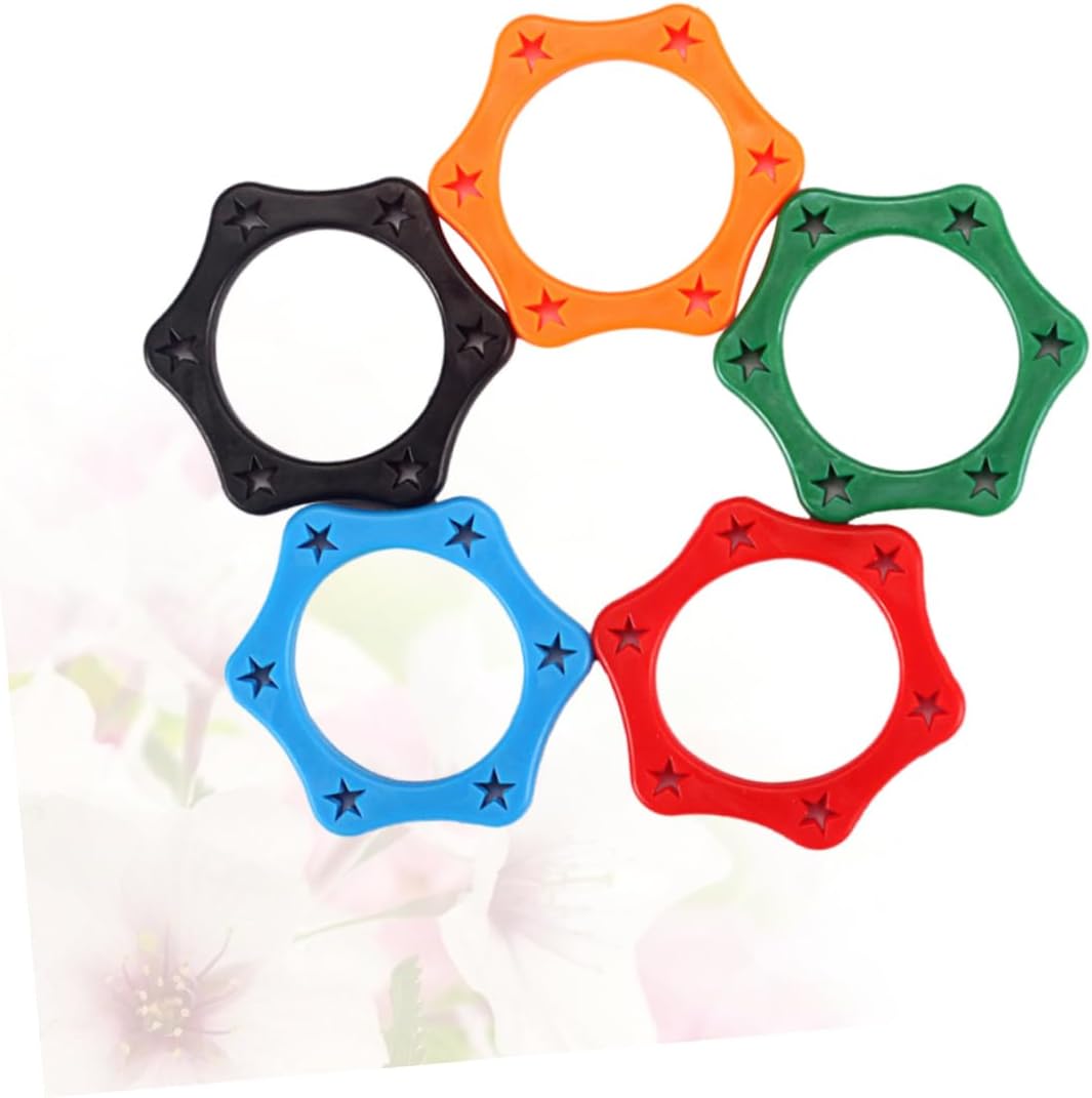 TOYANDONA 5 Stück Rutschfeste Kunststoff Anti Roller Mikrofonringe 35mm ø Für Handmikrofone Stossdäm