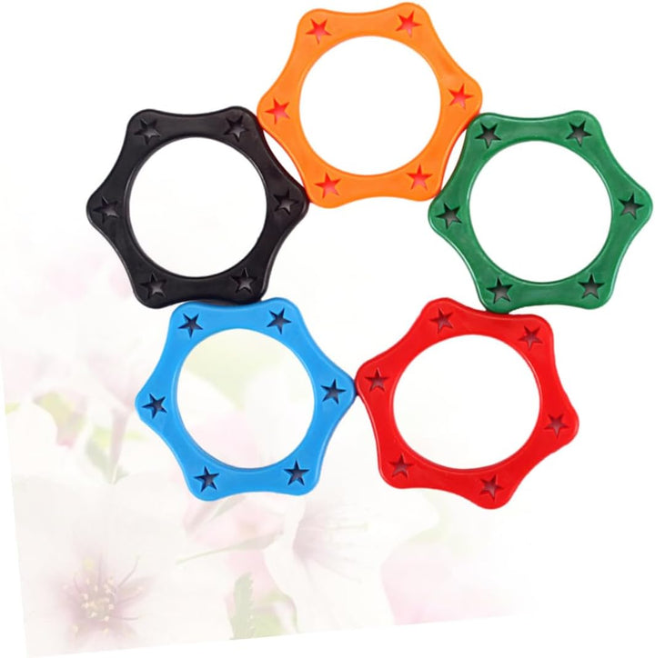 TOYANDONA 5 Stück Rutschfeste Kunststoff Anti Roller Mikrofonringe 35mm ø Für Handmikrofone Stossdäm