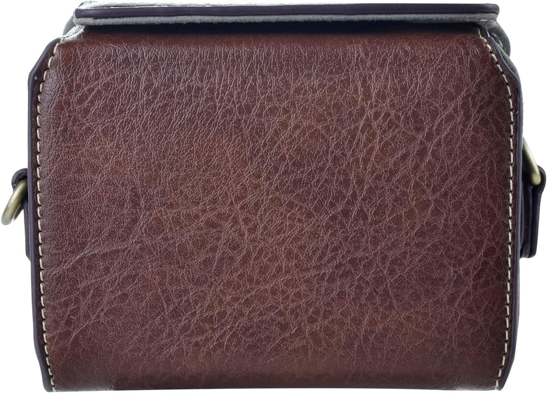 Rieibi ZV1 Tasche – Vintage Kameratasche aus PU-Leder für Sony ZV1 ZV-1 DSLR-Kamera – Schutzhülle mi