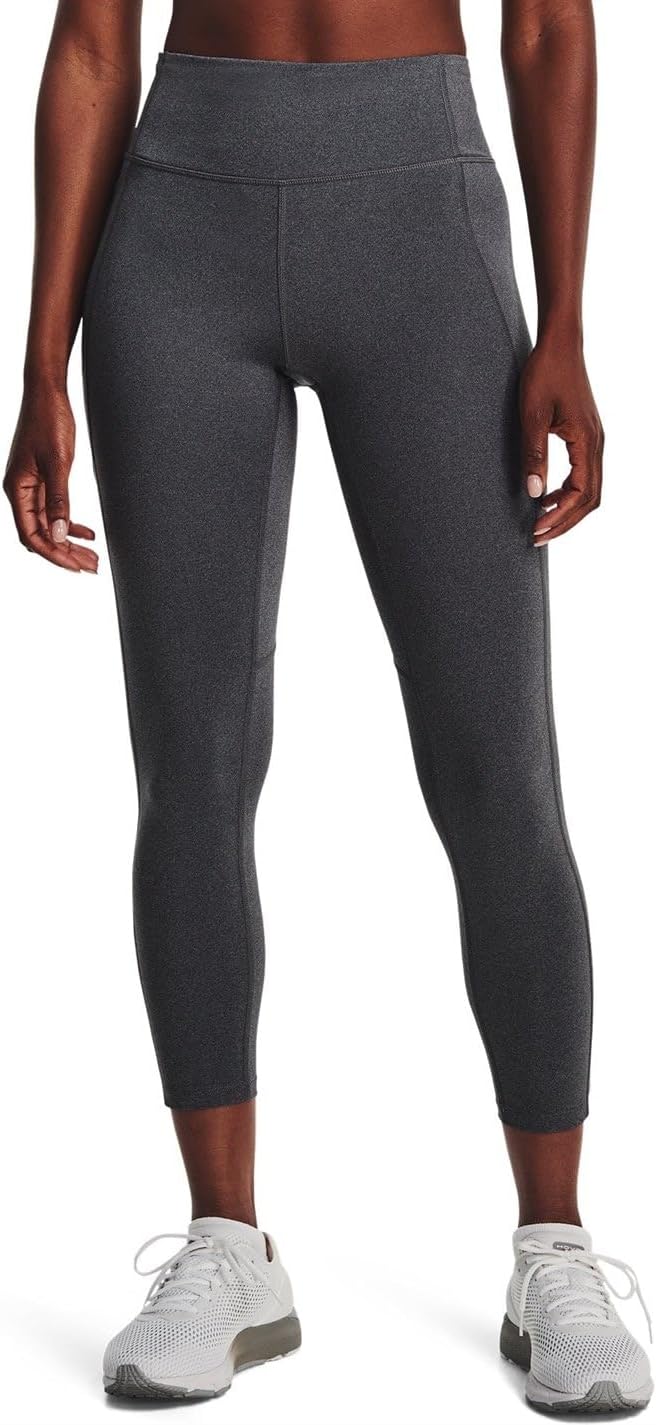 Under Armour Damen Warmup Bottoms Women's Ua Fly Fast 3.0 Ankle Tights S Black Full Heather (002)/Re