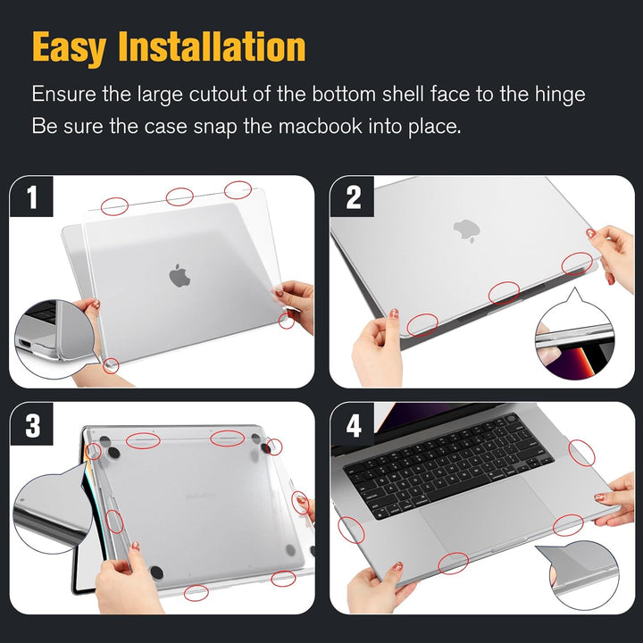 Fintie Hülle Kompatibel mit MacBook Pro 16 M5 M4 M3 M2 M1 Pro/Max 2026-2021 A3428 A3429 A3186 A3403