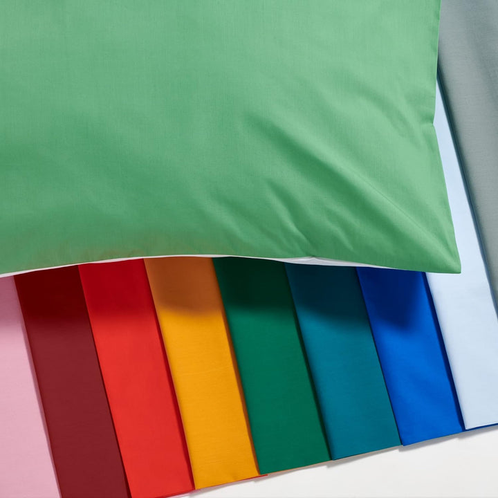 OSAMA Pantone™ Bettwäsche-Set für Doppelbett, 255 x 200 cm, 100% Percalle Baumwolle, 200 Fäden, 2 Qu