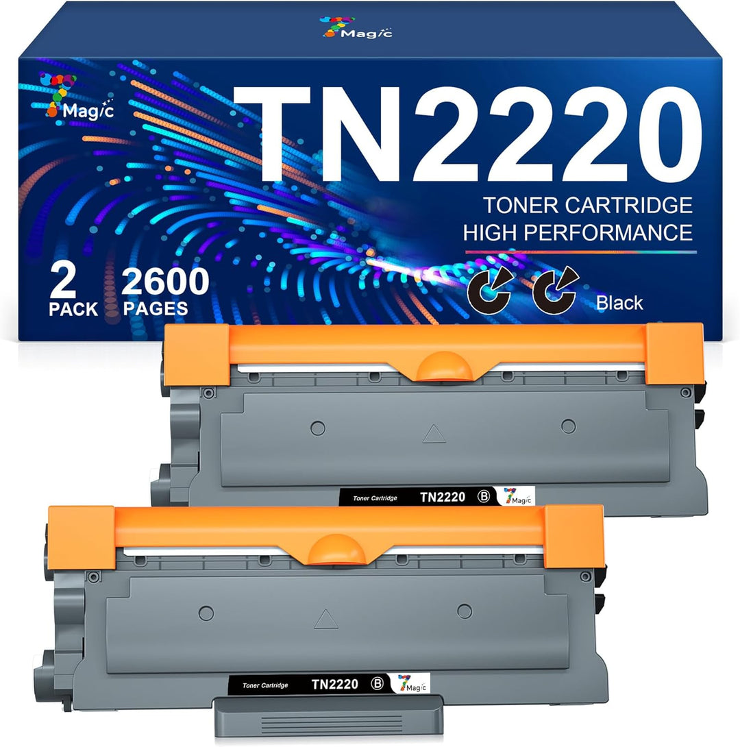 7Magic TN2220 Toner Kompatibel für Brother TN2220 TN2010 TN2210 Toner für Brother MFC-7360N DCP-7055