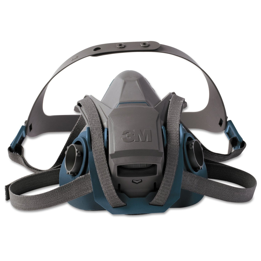 3M Atemschutz-Halbmaske 6503QL – Atemmaske mit Cool-Flow Ausatemventil & Quick-Release Mechanismus –