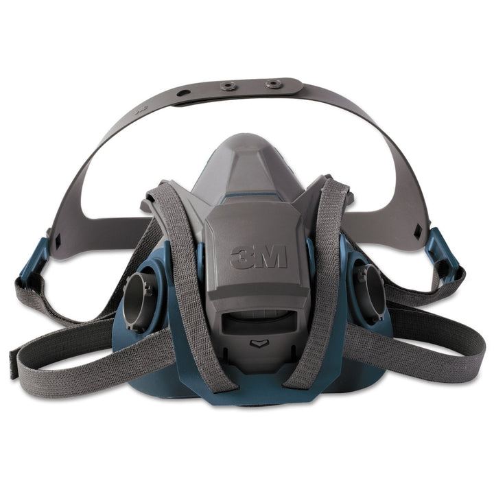 3M Atemschutz-Halbmaske 6503QL – Atemmaske mit Cool-Flow Ausatemventil & Quick-Release Mechanismus –